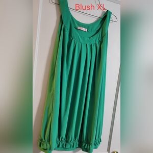 Blush Green Sleeveless Tank Top